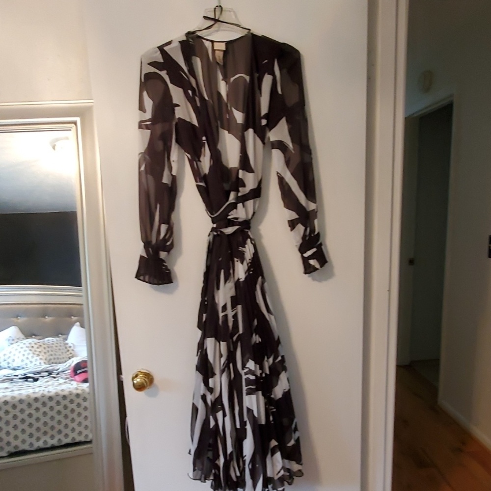 Black and White Sheer H & M Dress